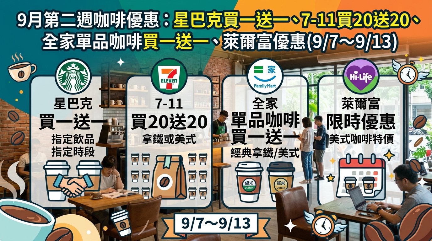 9月第二週咖啡優惠